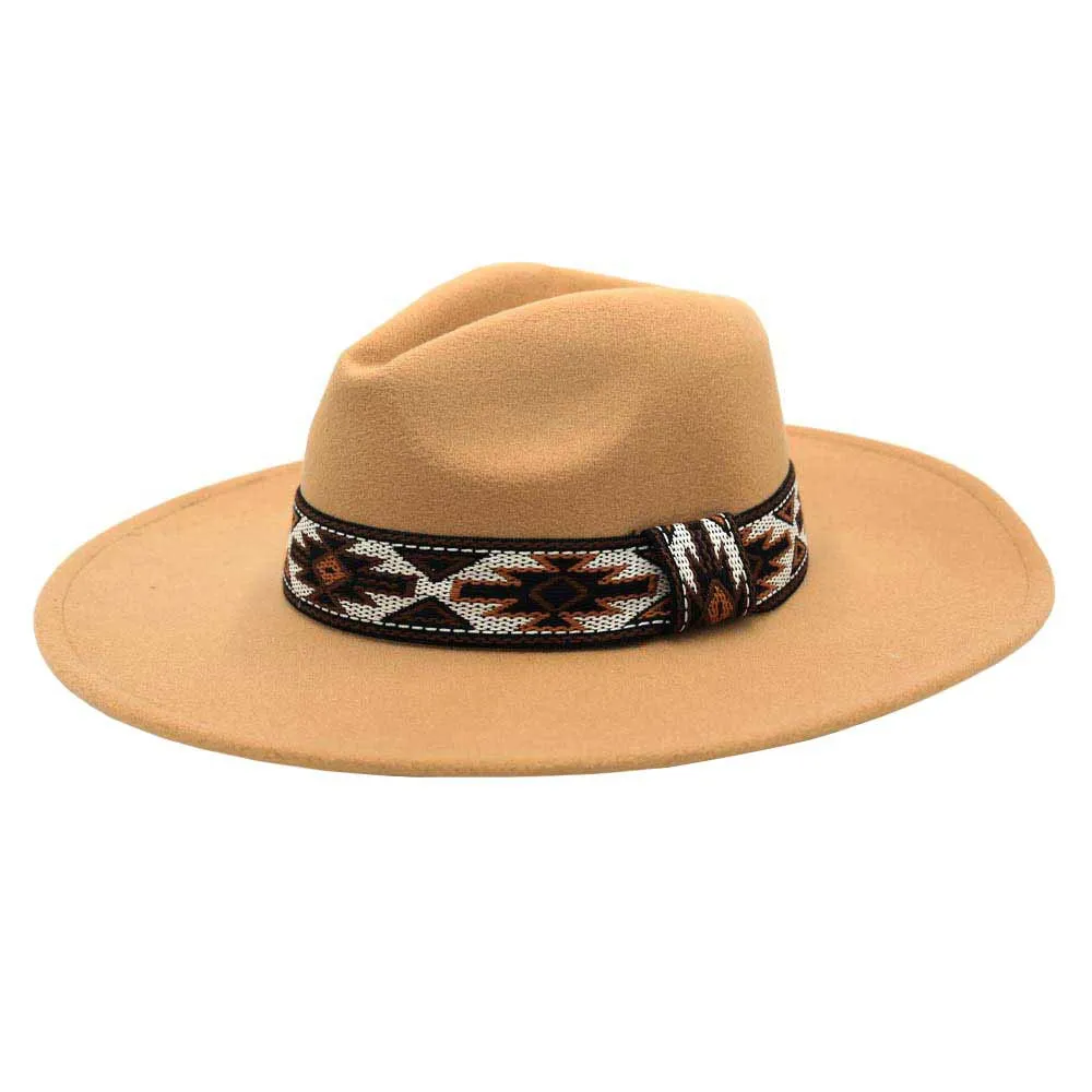 Tribal Band Panama Hat