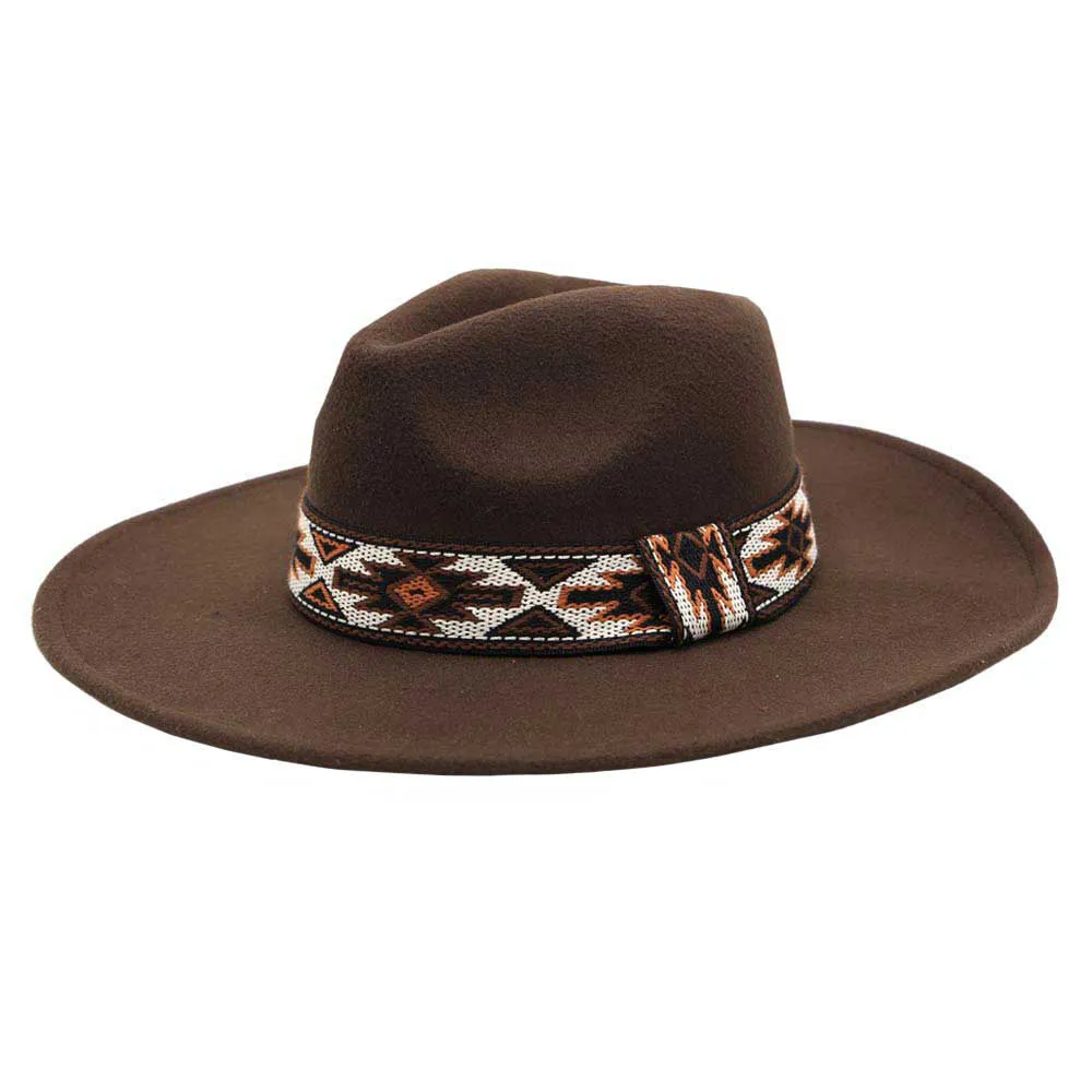 Tribal Band Panama Hat