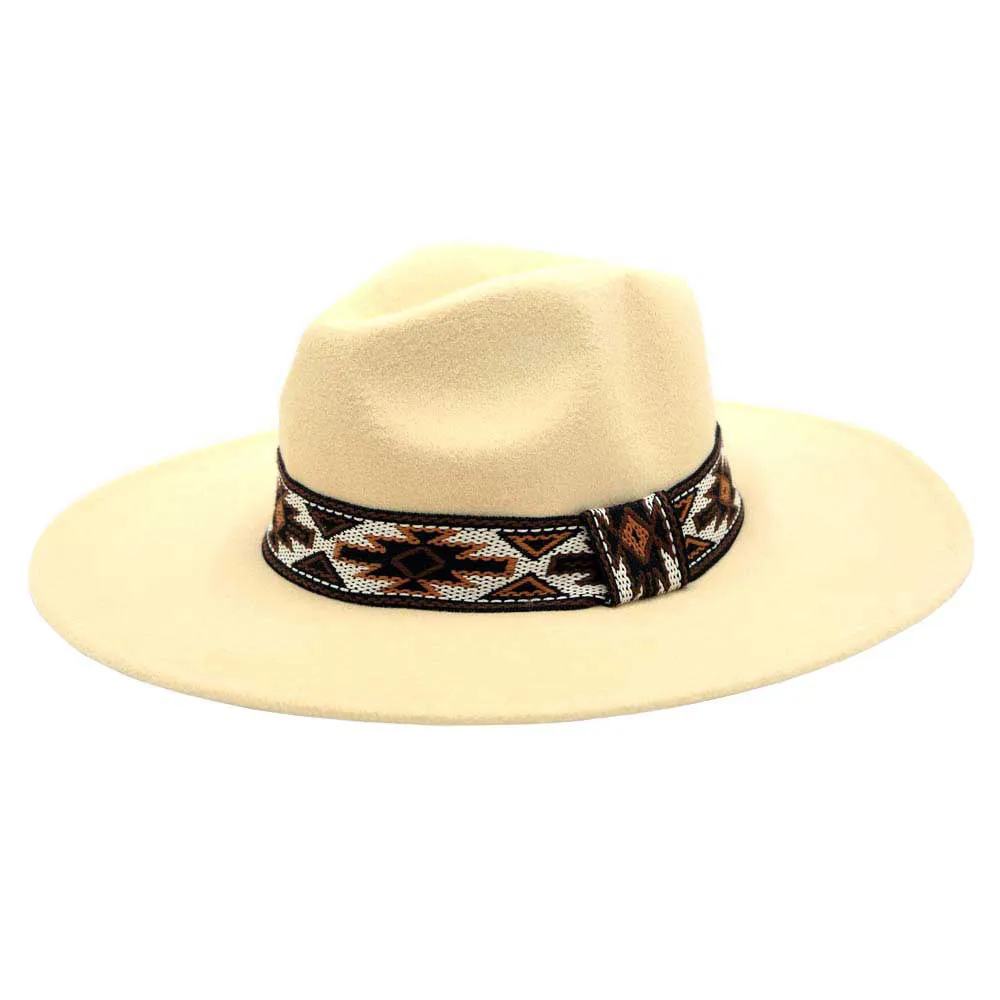 Tribal Band Panama Hat