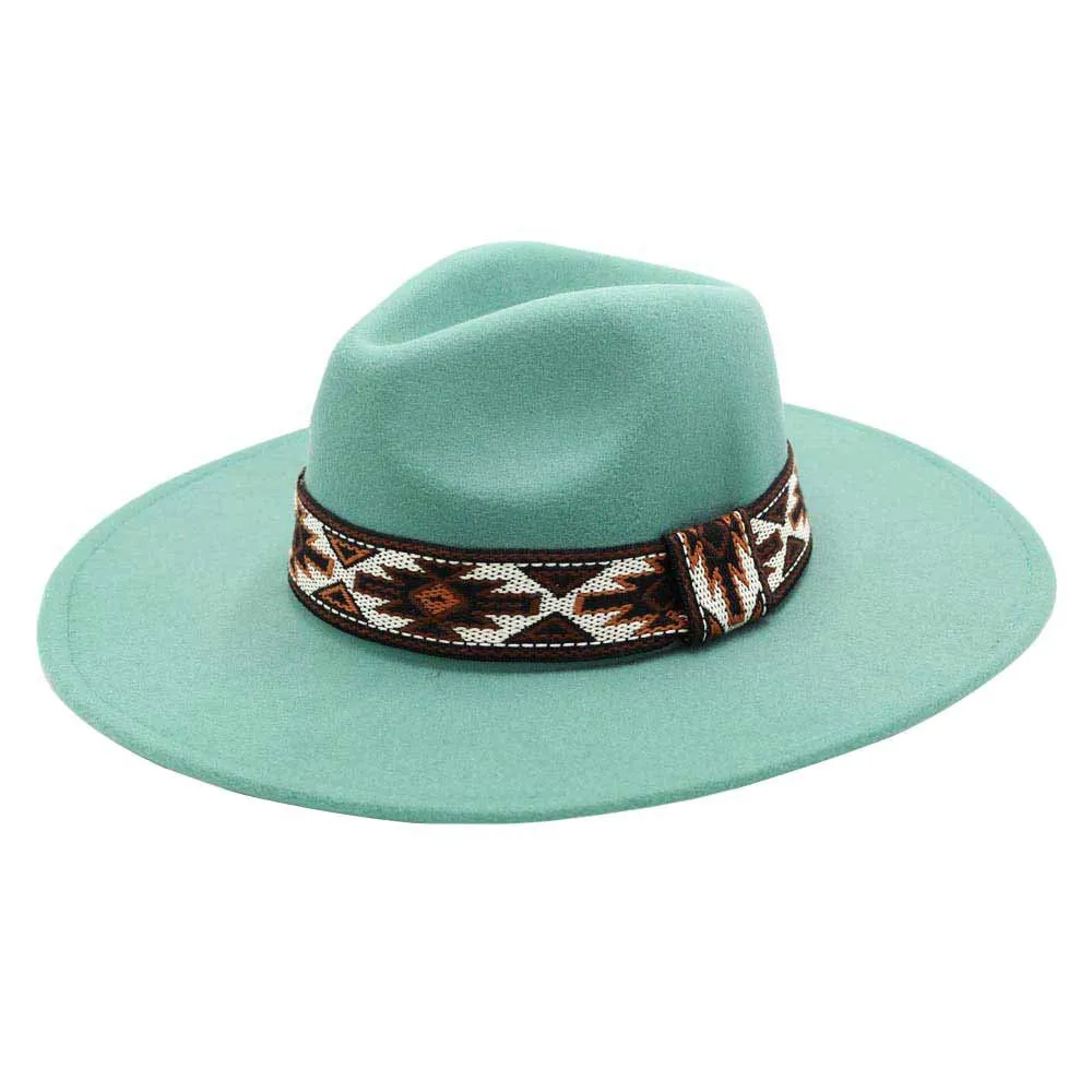 Tribal Band Panama Hat