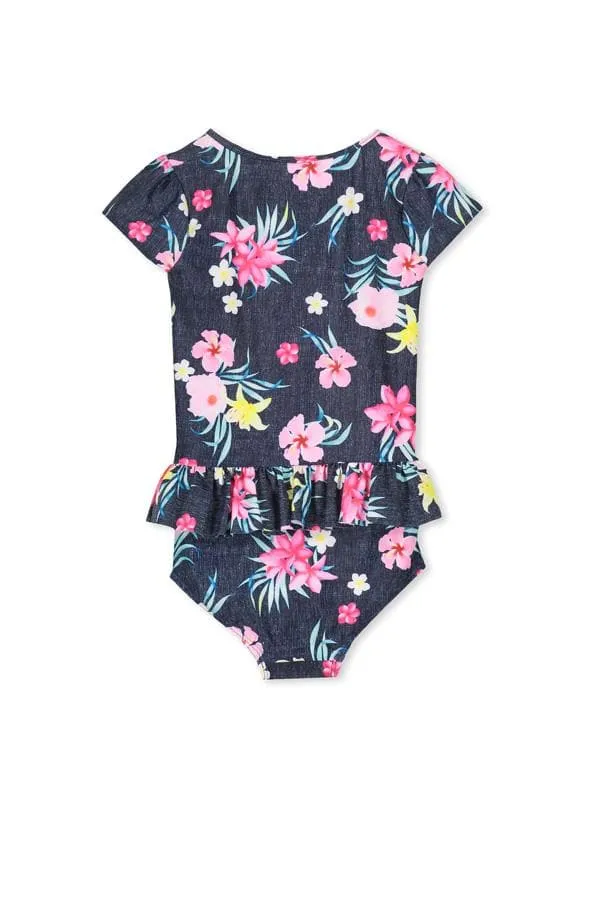 Tropical Frill Swimsuit (Milky Kids)