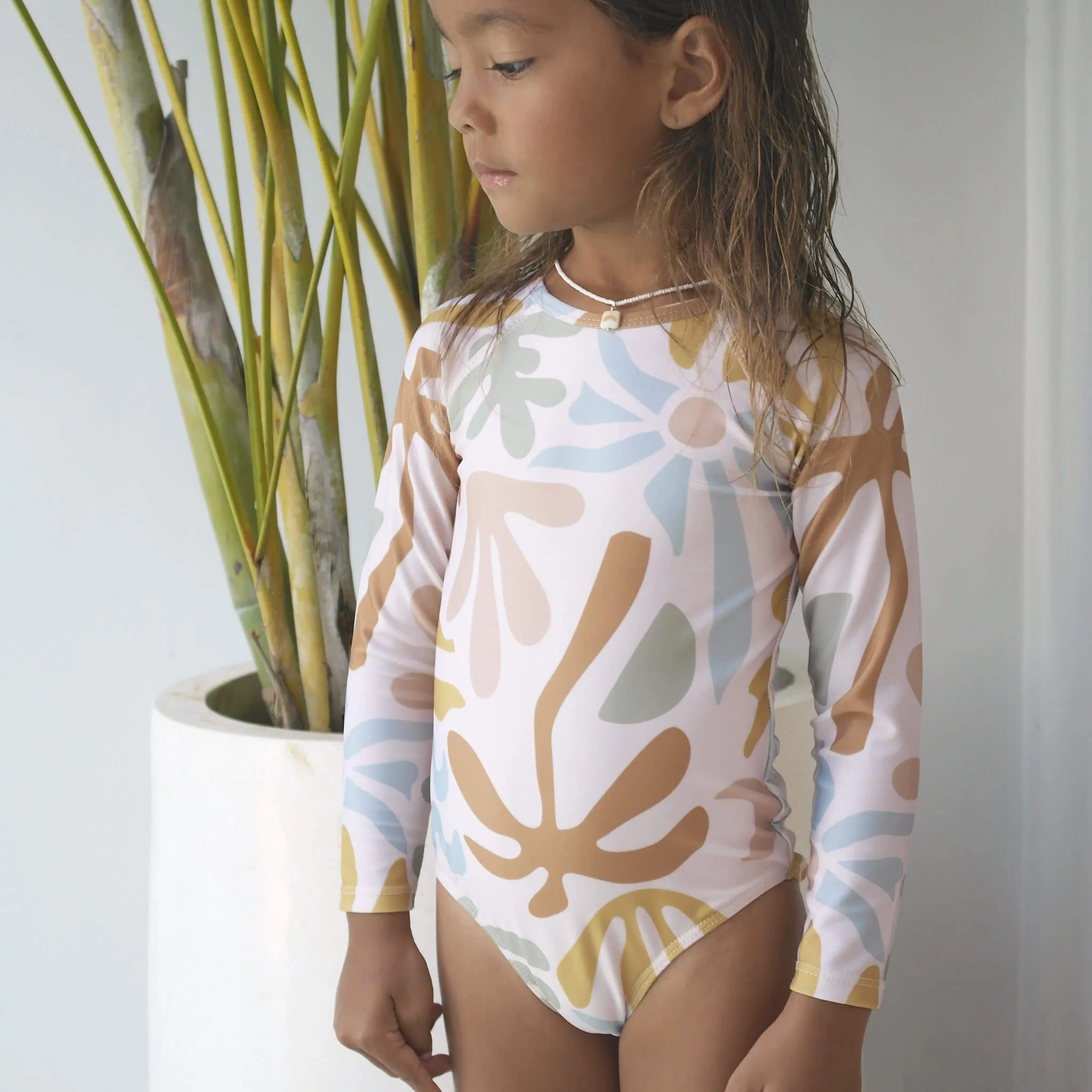 Tropicana Long Sleeve Swimsuit - size up