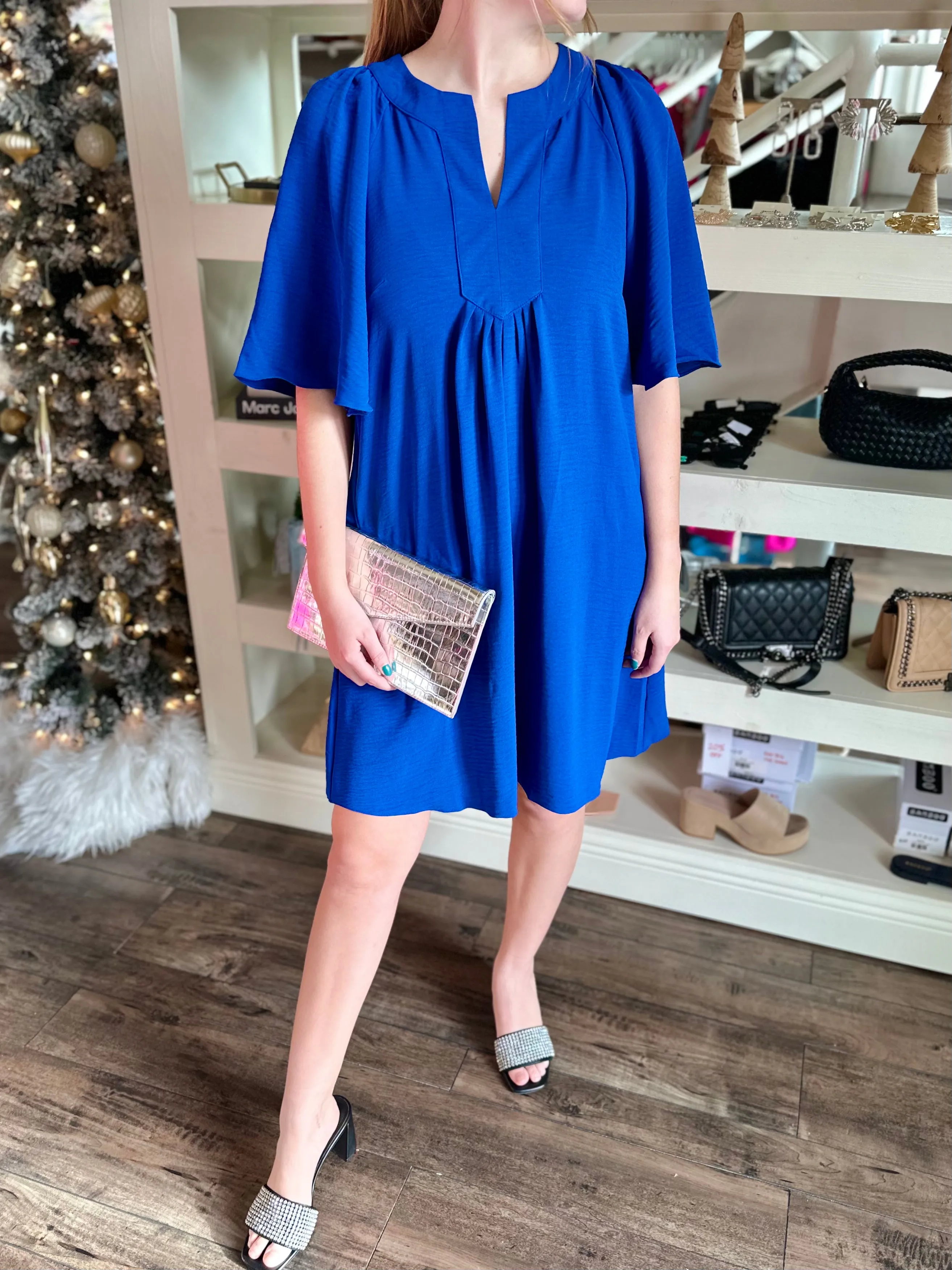 Tunic V-Neck Dress