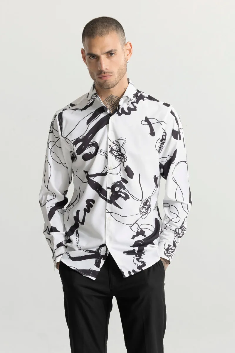 Unrealistic Design White Shirt