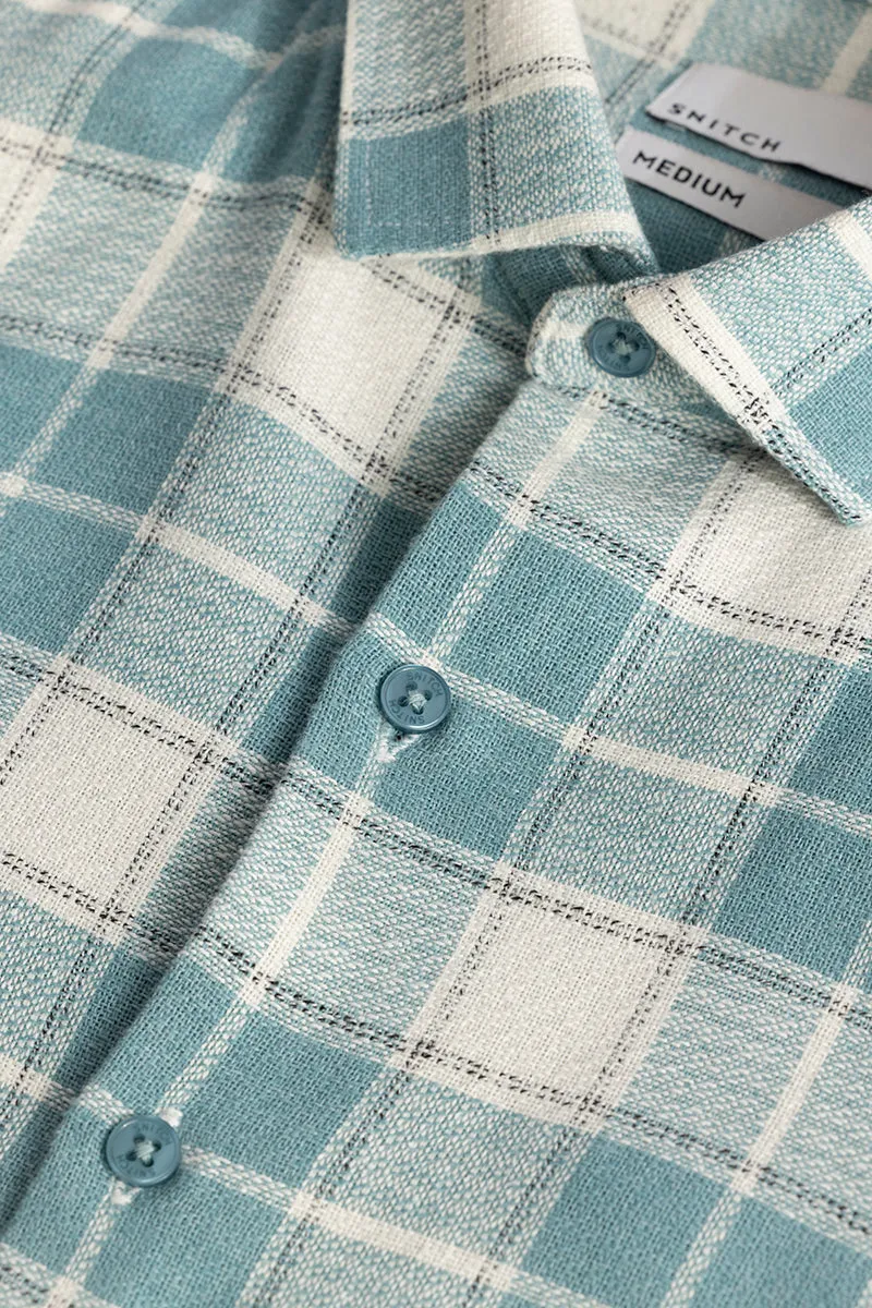 Vintage Checks Blue Shirt