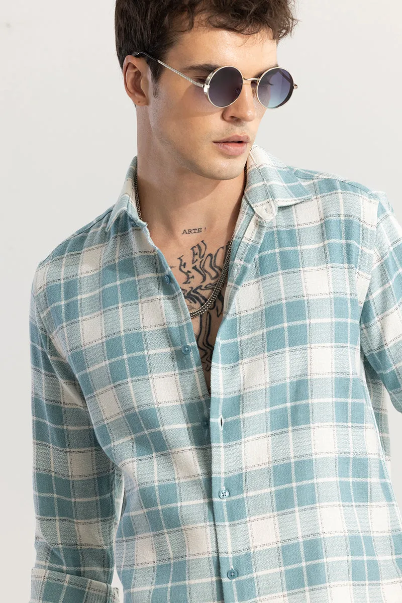 Vintage Checks Blue Shirt