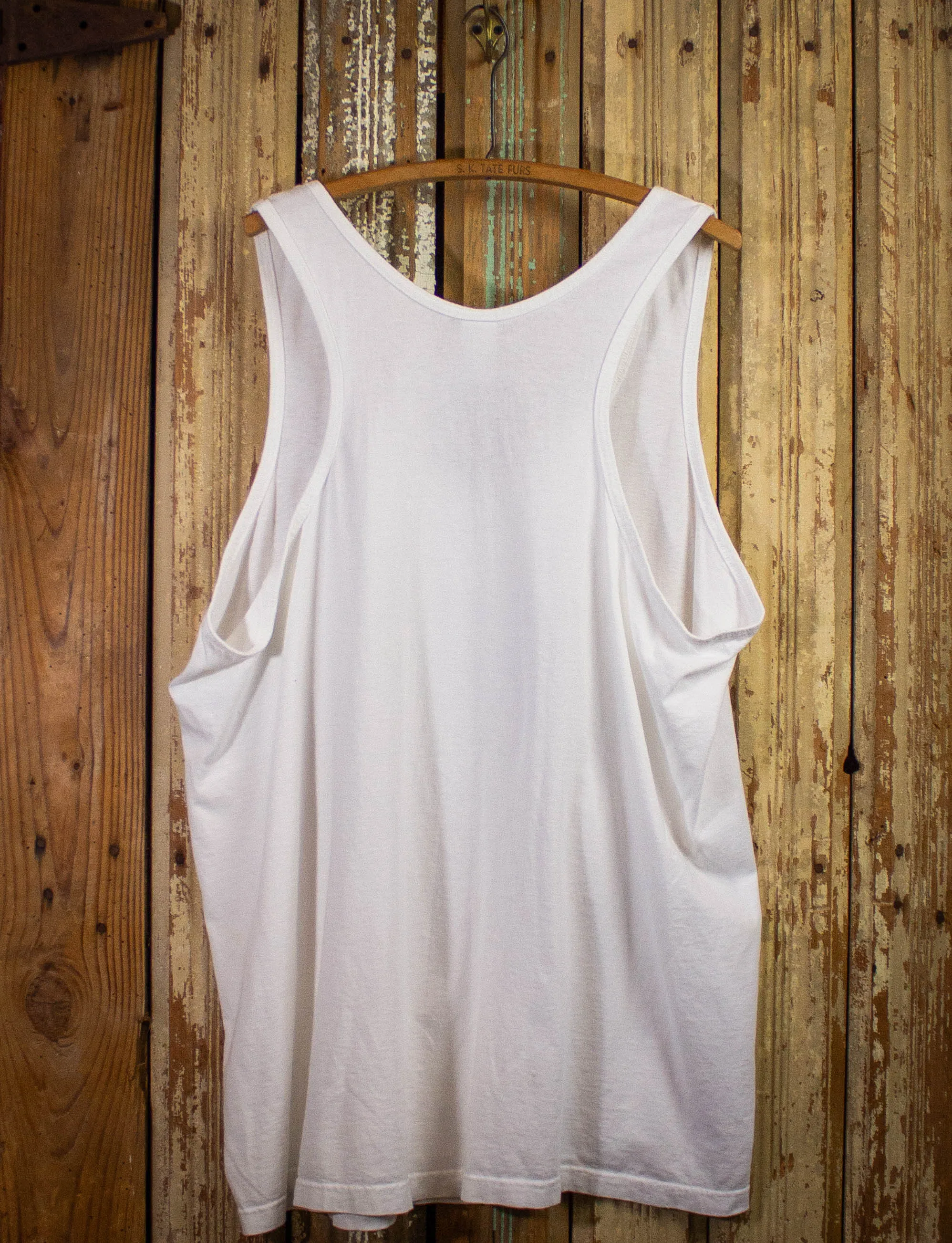 Vintage Cherokee, NC Graphic Tank Top 90s White 3XL