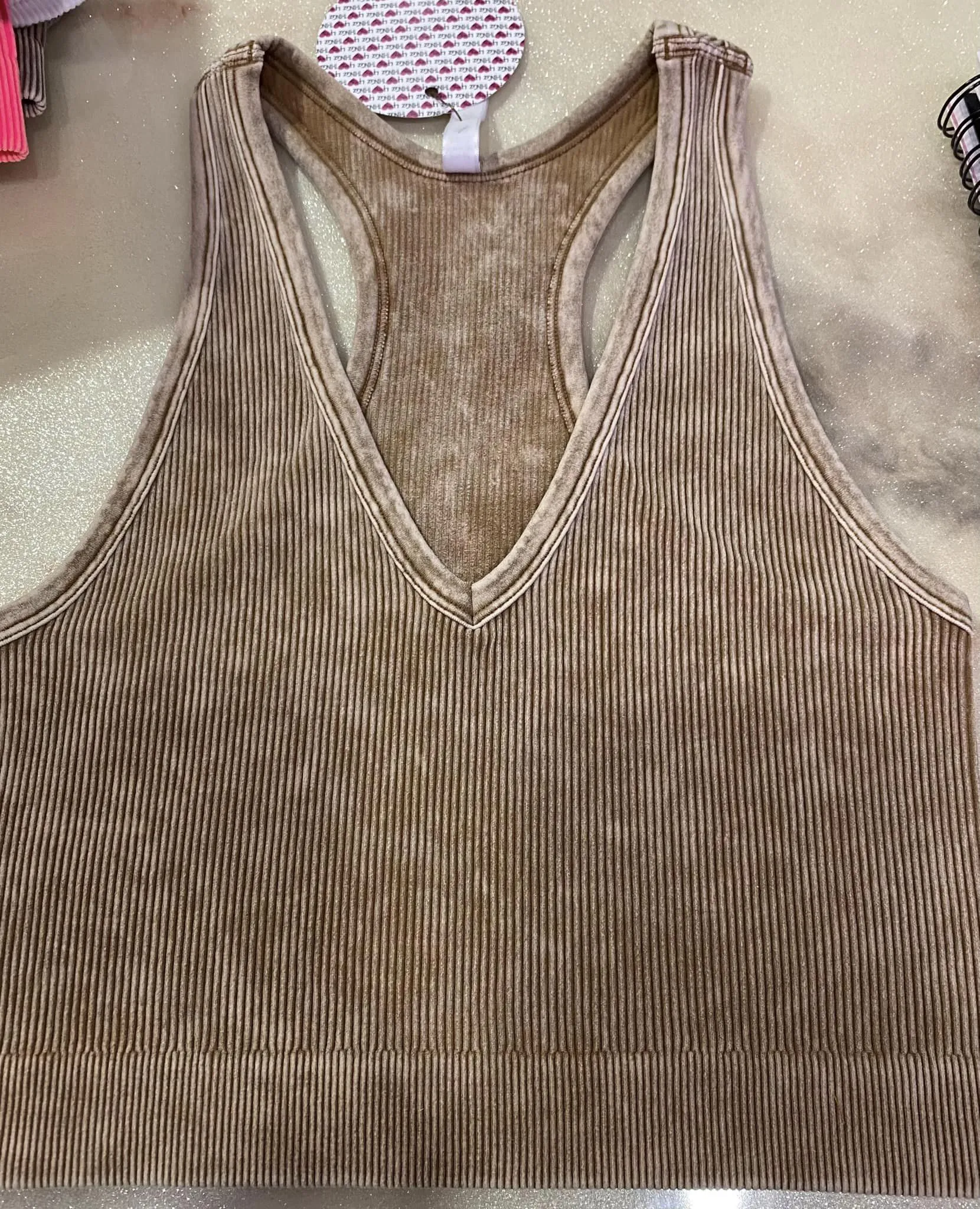 Vintage Washed V Tank