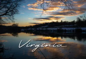 Virginia River at Sunset 2"x3" Photo Magnet