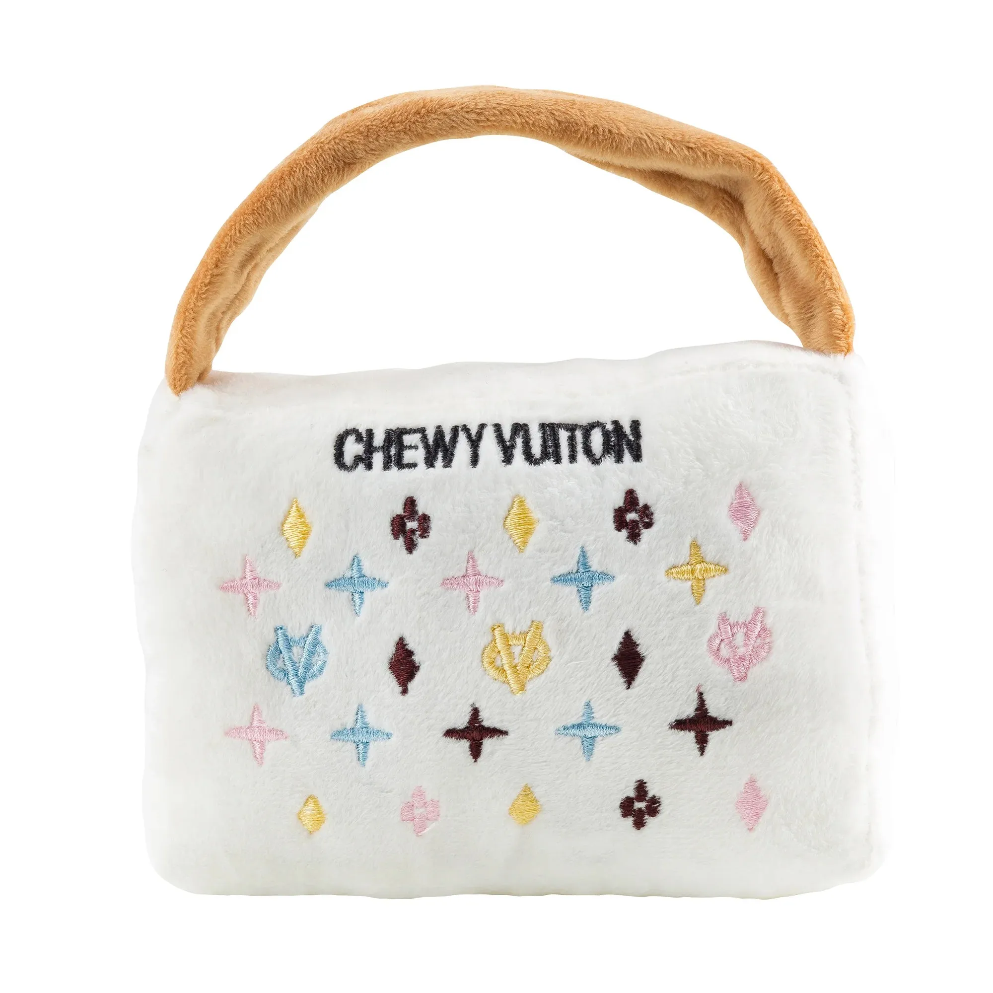 White Chewy Vuiton Handbag - Large