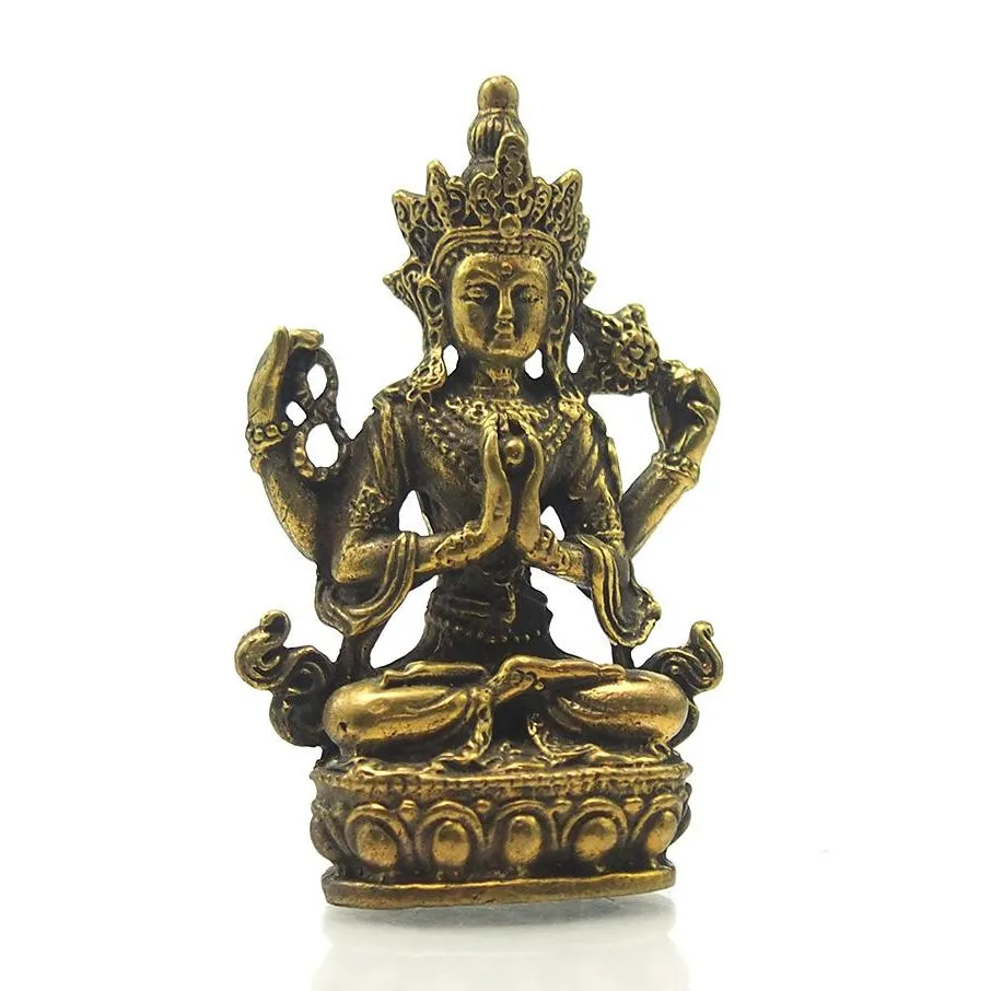 White Tara Brass Statue 1