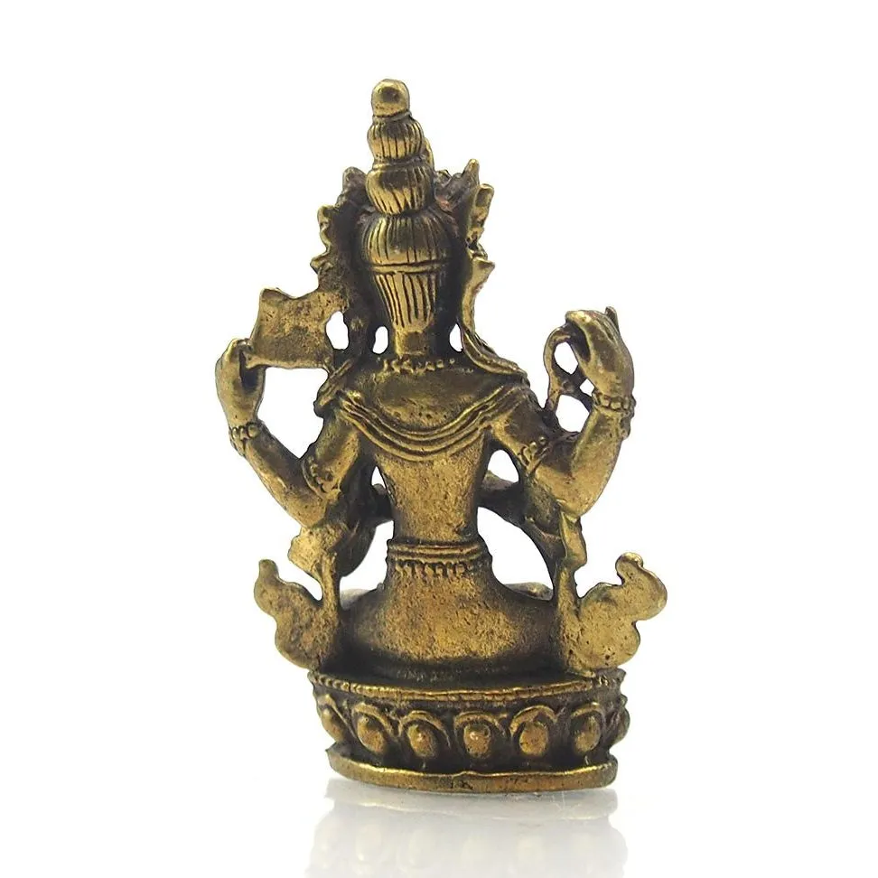 White Tara Brass Statue 1