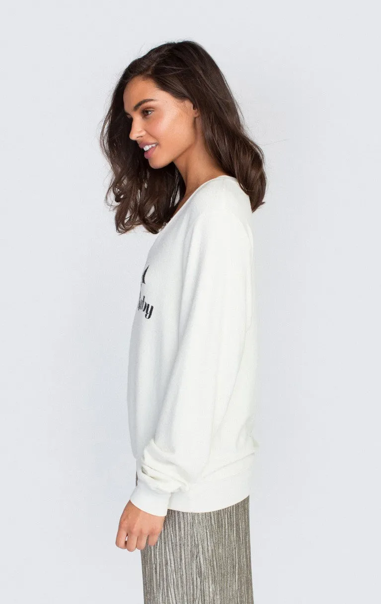 Wildfox LA Baby Baggy Beach V Sweater