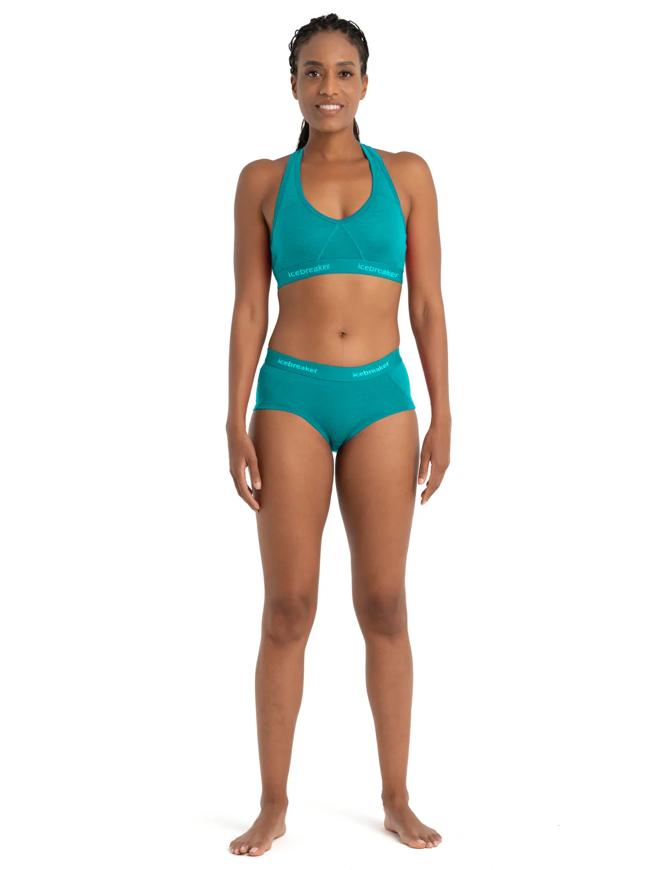 Womens Sprite Racerback Bra - Flux Green