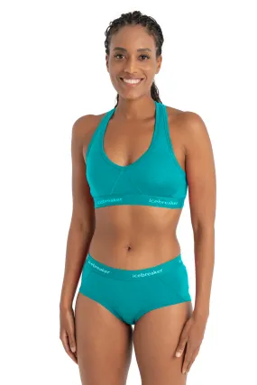 Womens Sprite Racerback Bra - Flux Green