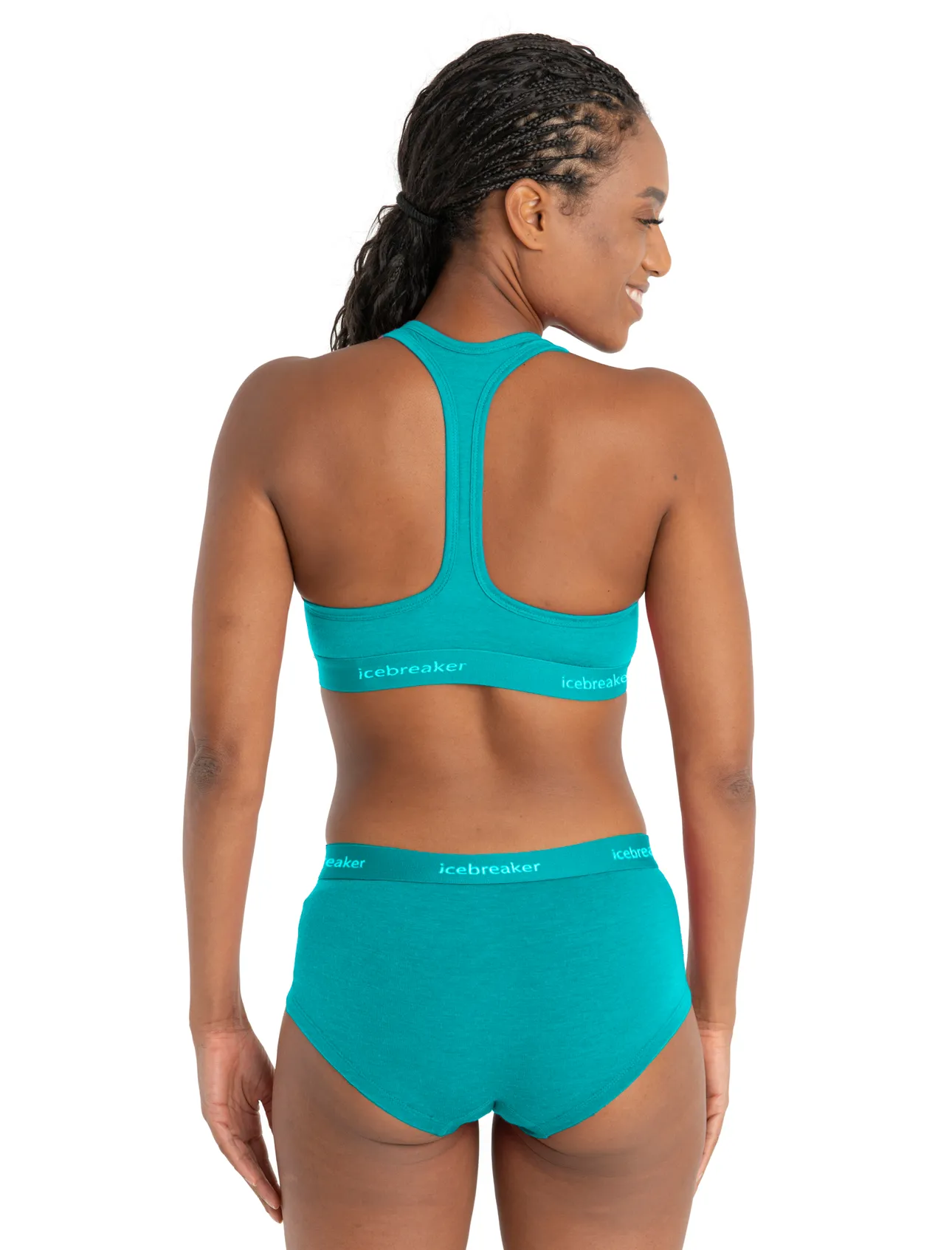 Womens Sprite Racerback Bra - Flux Green