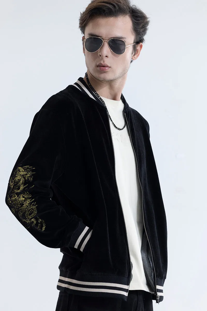 Yakuza Black Sukajan Bomber Jacket