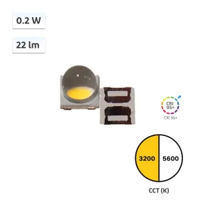 YUJILEDS CRI 95  0.2W 60° Beam Angle LED SMD -5555L - 1000pcs/Reel