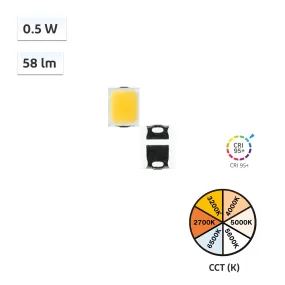 YUJILEDS CRI 95  0.5W High Efficacy LED SMD - 2835M - 4000pcs/Reel