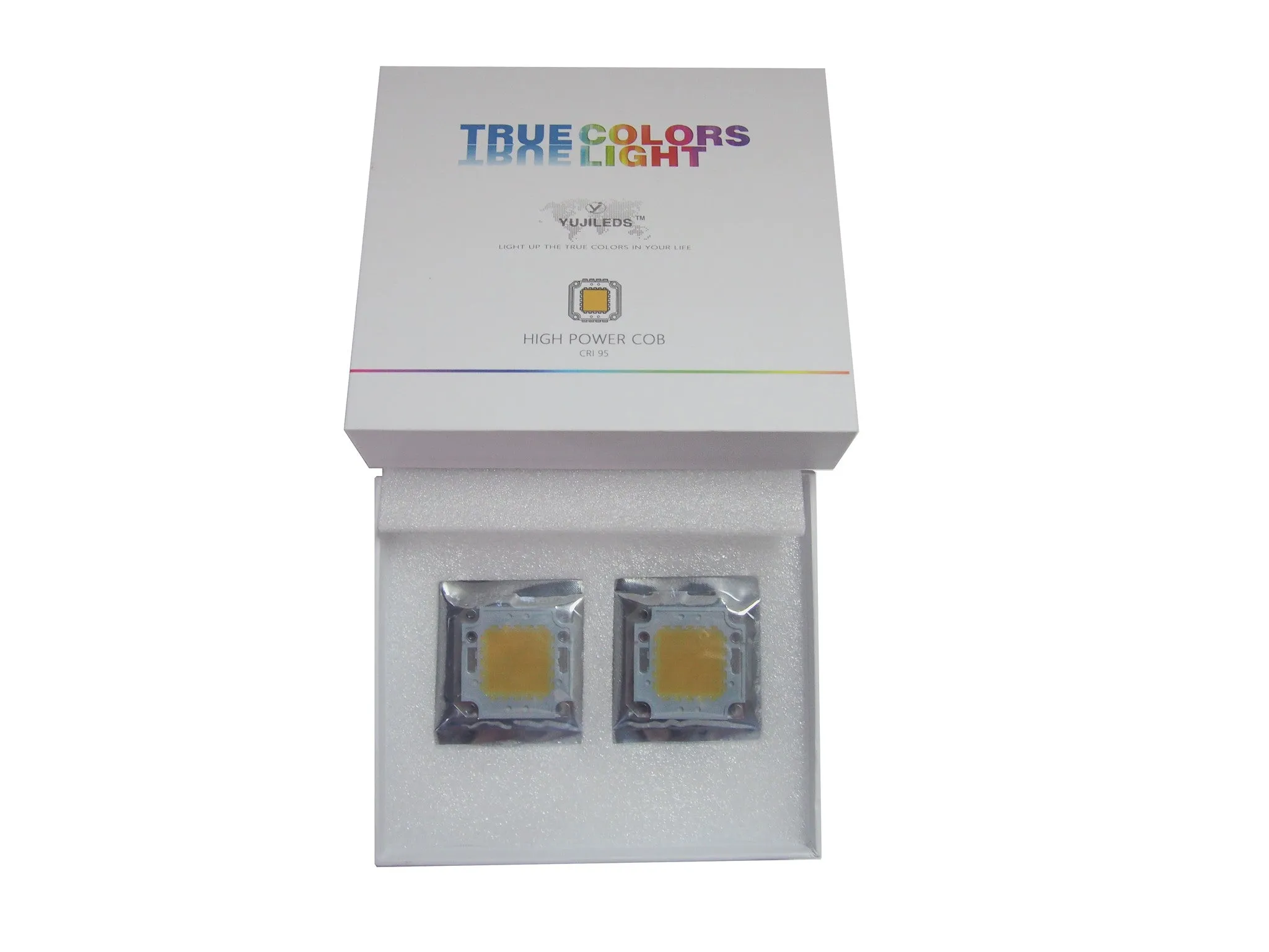 YUJILEDS CRI 95  100W COB LED 3200K 5600K - 400H - 2pcs