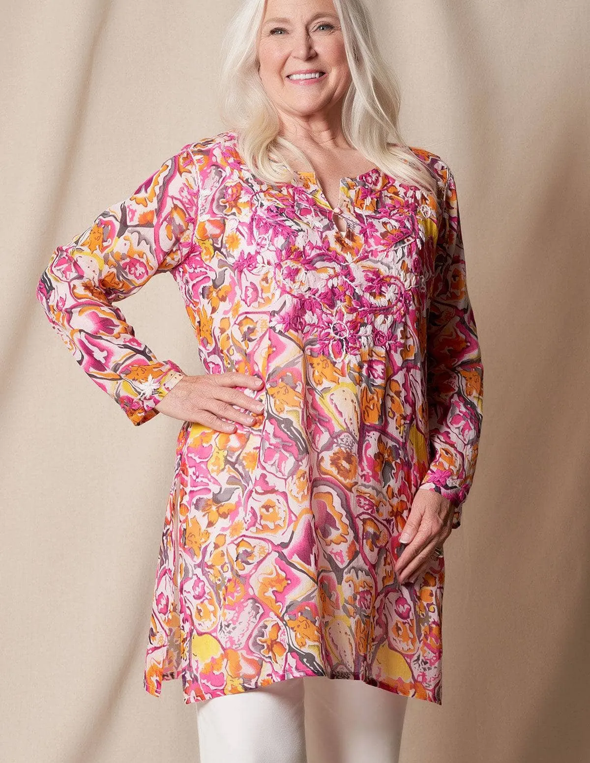 Zarah Tunic - Pink